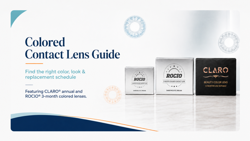 Best Colored Contact Lenses: CLARO® & ROCIO® Color Guide 