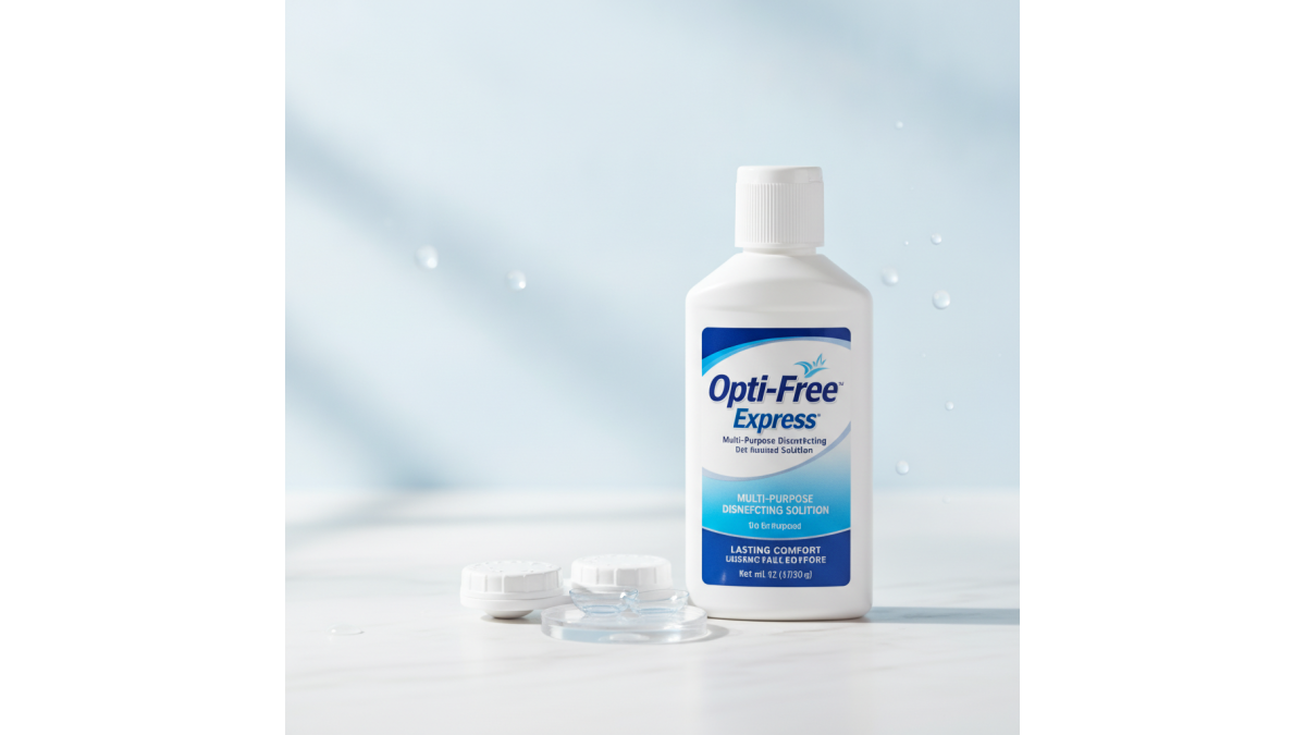 Maîtrisez l'Entretien de Vos Lentilles avec Opti-Free Express Solution Multifonction