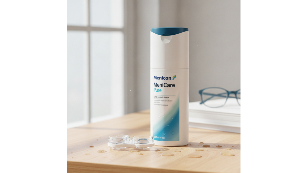 Découvrez MeniCare Pure : Confort et Hygiène Optimale pour Vos Lentilles de Contact