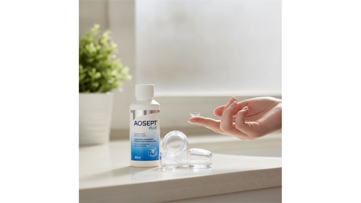 AOSEPT PLUS 90ml : La Solution Révolutionnaire pour des Lentilles Impeccables