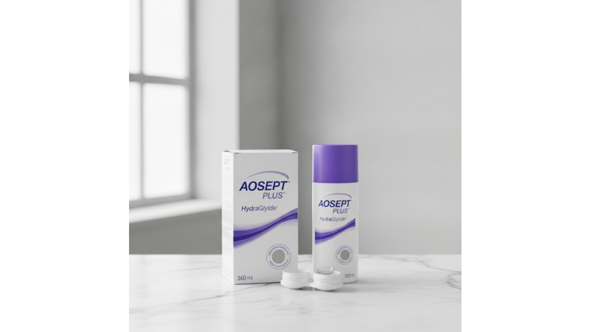 Découvrez AOSEPT PLUS 360 ml : L'Excellence du Soin de Vos Lentilles