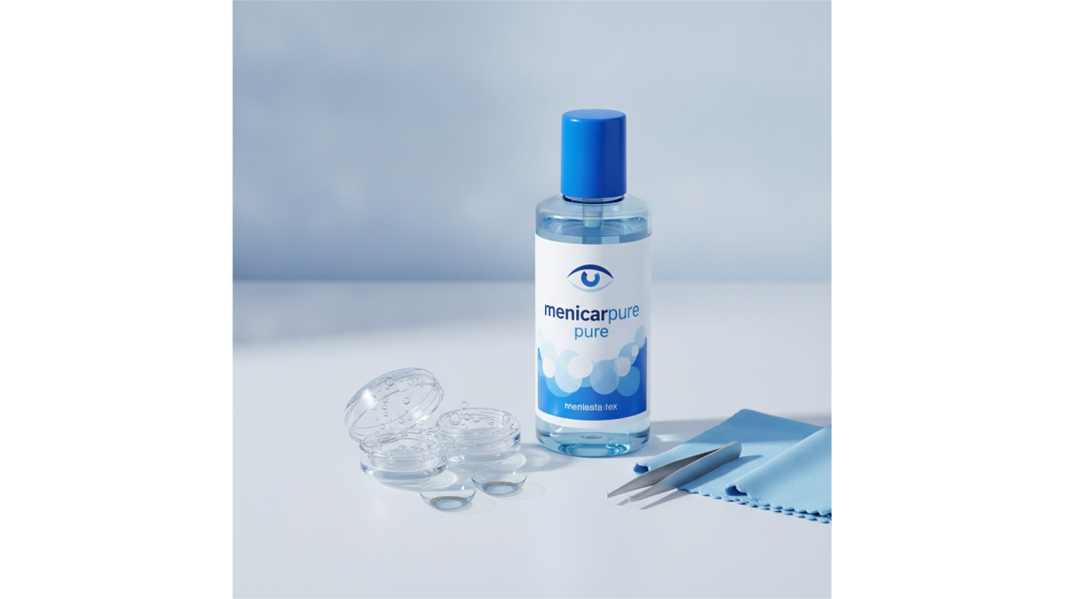 Menicare Pure : La Référence pour un Soin Quotidien des Lentilles Souples