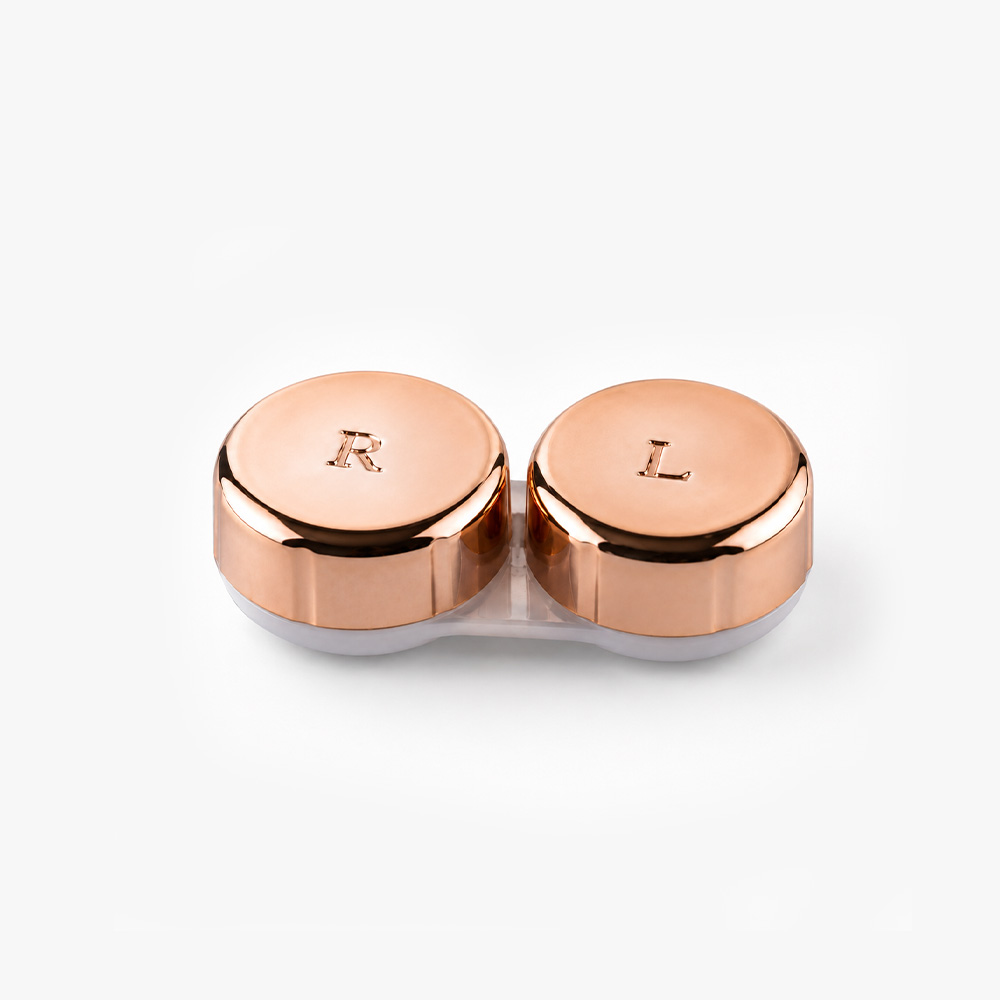 Rose Gold Contact Lens Case